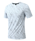Men's Short Sleeve T-Shirt Casual Tee Gym Shirt PF-YMT003