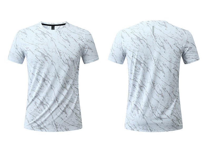 Men's Short Sleeve T-Shirt Casual Tee Gym Shirt PF-YMT003