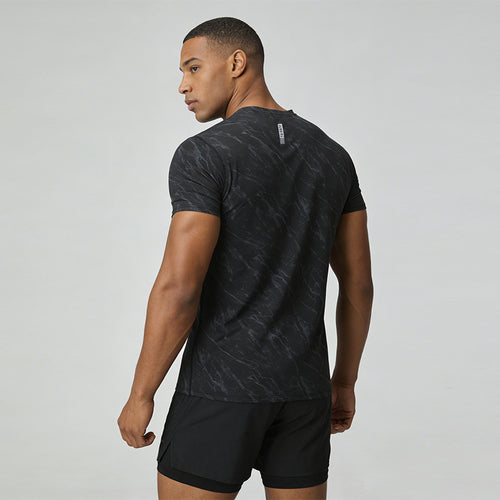 Men's Short Sleeve T-Shirt Casual Tee Gym Shirt PF-YMT003