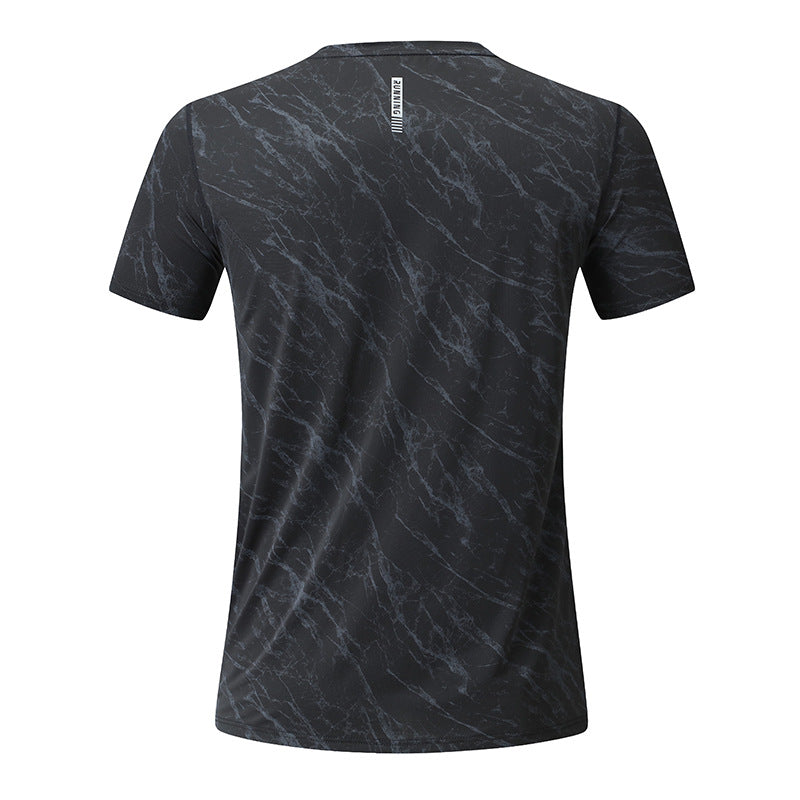 Men's Short Sleeve T-Shirt Casual Tee Gym Shirt PF-YMT003