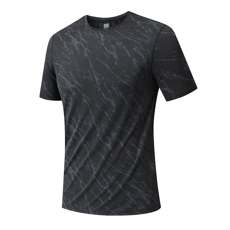Men's Short Sleeve T-Shirt Casual Tee Gym Shirt PF-YMT003