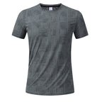 Men's Short Sleeve T-Shirt Casual Tee Gym Shirt PF-YMT007