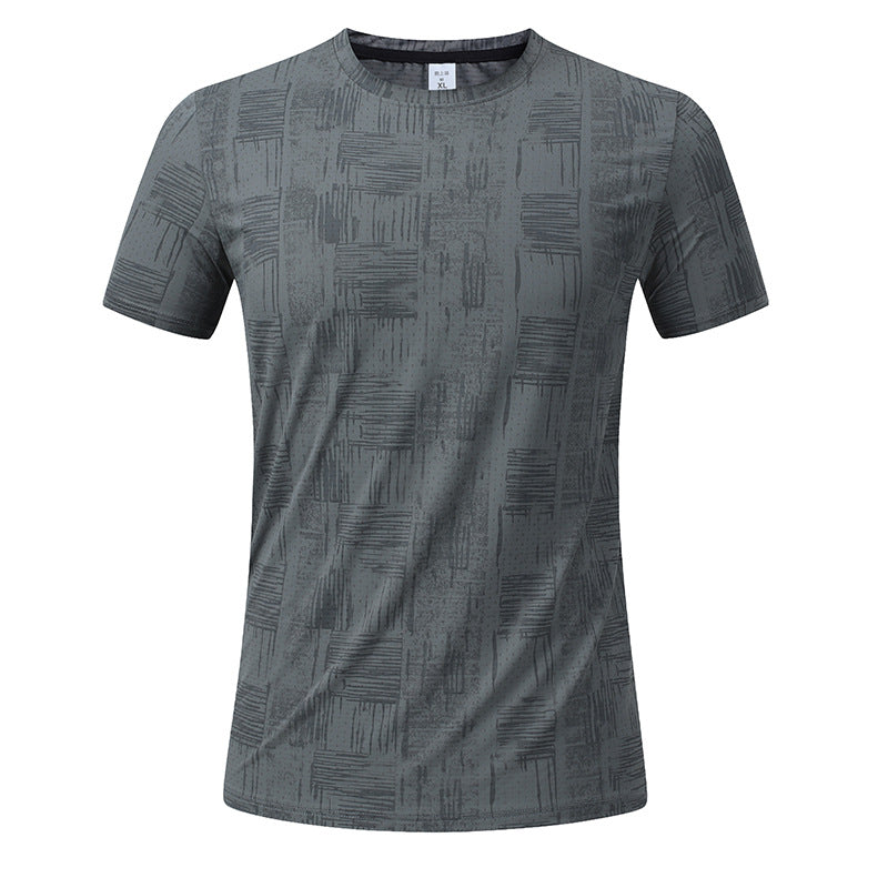 Men's Short Sleeve T-Shirt Casual Tee Gym Shirt PF-YMT007