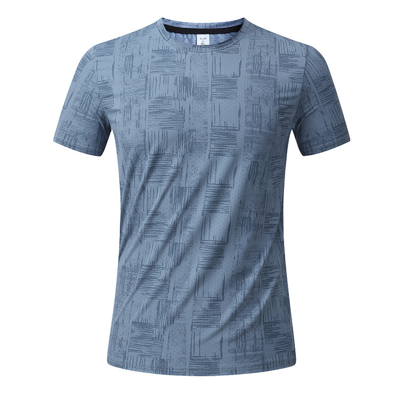 Men's Short Sleeve T-Shirt Casual Tee Gym Shirt PF-YMT007