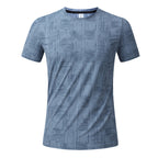 Men's Short Sleeve T-Shirt Casual Tee Gym Shirt PF-YMT007
