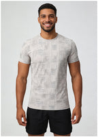 Men's Short Sleeve T-Shirt Casual Tee Gym Shirt PF-YMT007