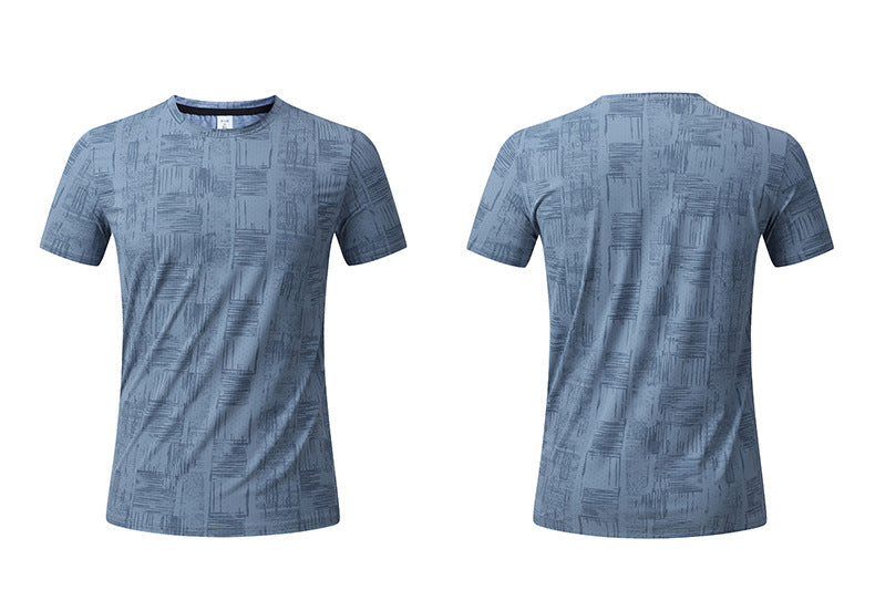 Men's Short Sleeve T-Shirt Casual Tee Gym Shirt PF-YMT007