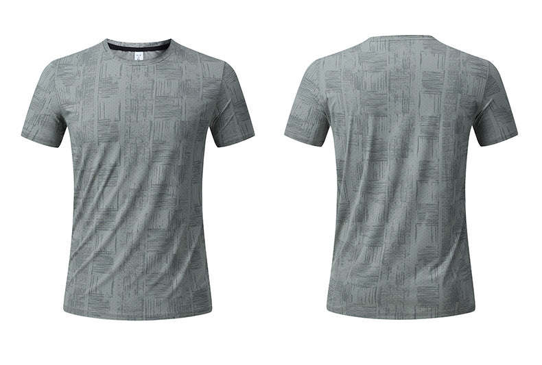 Men's Short Sleeve T-Shirt Casual Tee Gym Shirt PF-YMT007