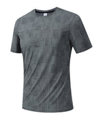 Men's Short Sleeve T-Shirt Casual Tee Gym Shirt PF-YMT007
