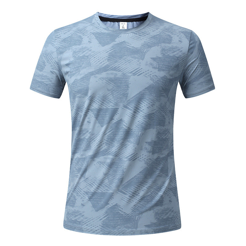 Men's Short Sleeve T-Shirt Casual Tee Gym Shirt PF-YMT008