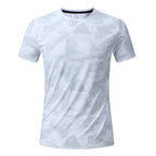 Men's Short Sleeve T-Shirt Casual Tee Gym Shirt PF-YMT008