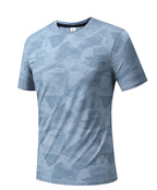 Men's Short Sleeve T-Shirt Casual Tee Gym Shirt PF-YMT008