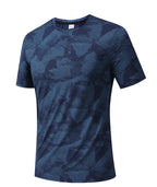 Men's Short Sleeve T-Shirt Casual Tee Gym Shirt PF-YMT008