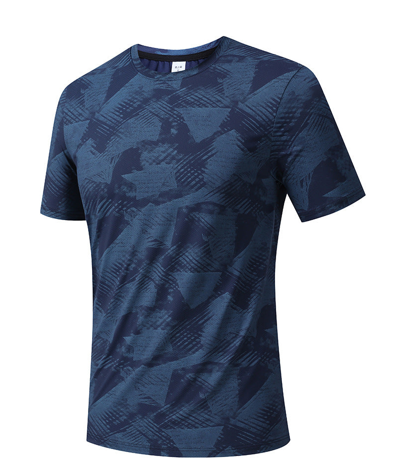 Men's Short Sleeve T-Shirt Casual Tee Gym Shirt PF-YMT008