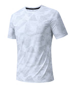 Men's Short Sleeve T-Shirt Casual Tee Gym Shirt PF-YMT008