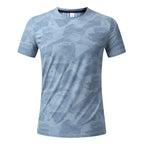 Men's Short Sleeve T-Shirt Casual Tee Gym Shirt PF-YMT008