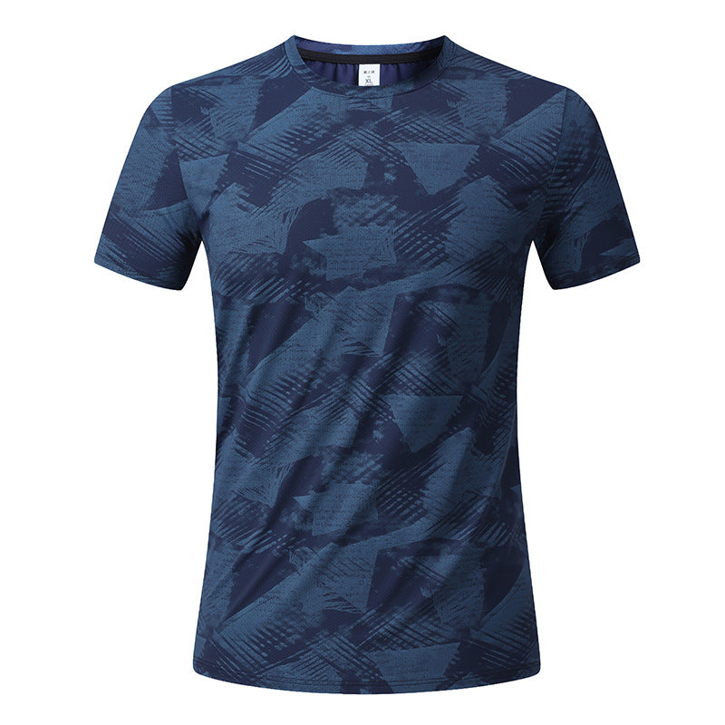Men's Short Sleeve T-Shirt Casual Tee Gym Shirt PF-YMT008