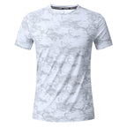 Men's Short Sleeve T-Shirt Casual Tee Gym Shirt PF-YMT011