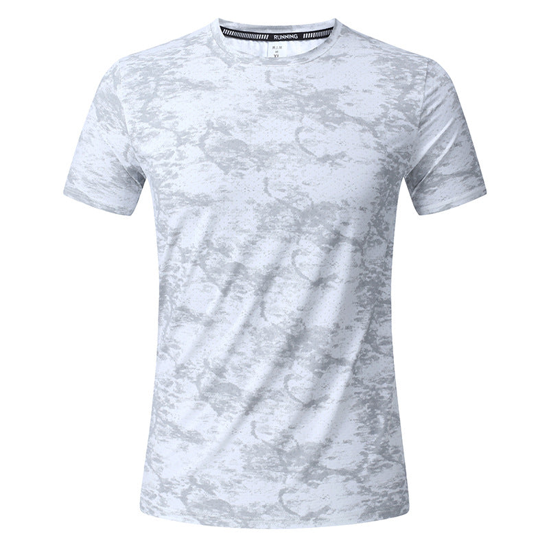 Men's Short Sleeve T-Shirt Casual Tee Gym Shirt PF-YMT011