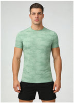 Men's Short Sleeve T-Shirt Casual Tee Gym Shirt PF-YMT011