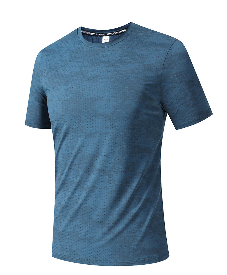Men's Short Sleeve T-Shirt Casual Tee Gym Shirt PF-YMT011