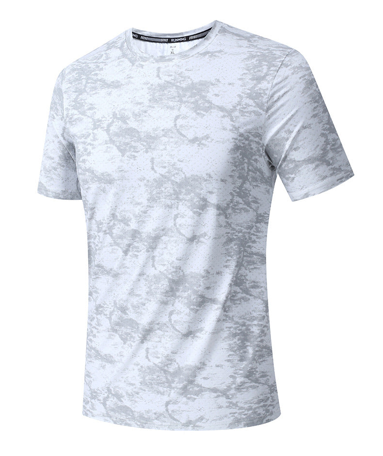 Men's Short Sleeve T-Shirt Casual Tee Gym Shirt PF-YMT011