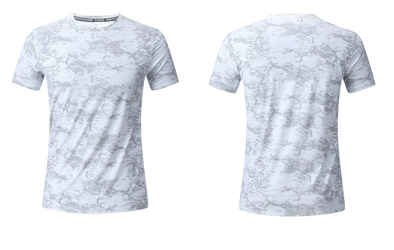 Men's Short Sleeve T-Shirt Casual Tee Gym Shirt PF-YMT011