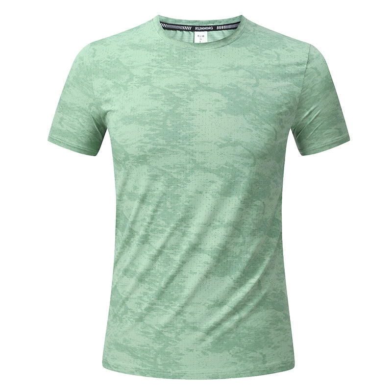 Men's Short Sleeve T-Shirt Casual Tee Gym Shirt PF-YMT011