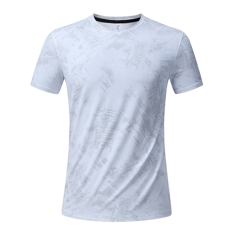 Men's Short Sleeve T-Shirt Casual Tee Gym Shirt PF-YMT015
