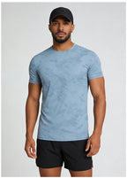 Men's Short Sleeve T-Shirt Casual Tee Gym Shirt PF-YMT015