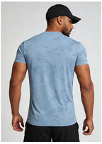 Men's Short Sleeve T-Shirt Casual Tee Gym Shirt PF-YMT015