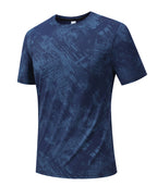 Men's Short Sleeve T-Shirt Casual Tee Gym Shirt PF-YMT015