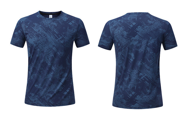 Men's Short Sleeve T-Shirt Casual Tee Gym Shirt PF-YMT015