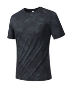 Men's Short Sleeve T-Shirt Casual Tee Gym Shirt PF-YMT015