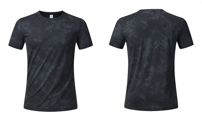Men's Short Sleeve T-Shirt Casual Tee Gym Shirt PF-YMT015