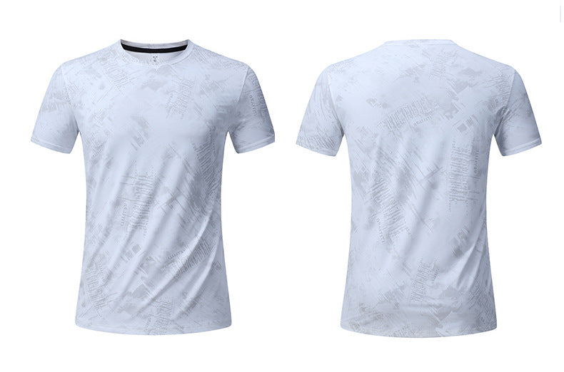 Men's Short Sleeve T-Shirt Casual Tee Gym Shirt PF-YMT015