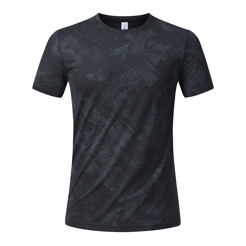 Men's Short Sleeve T-Shirt Casual Tee Gym Shirt PF-YMT015