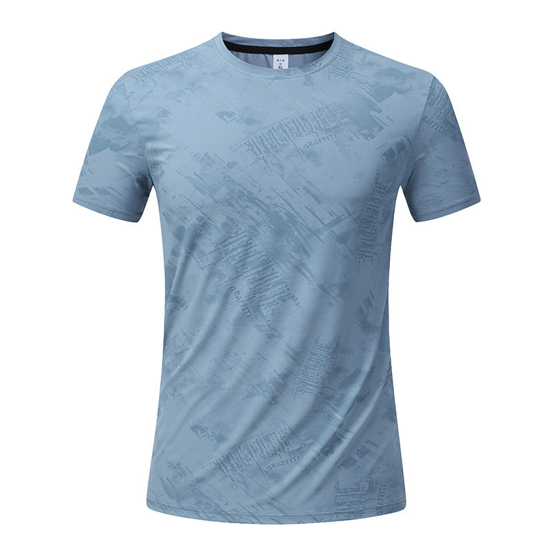 Men's Short Sleeve T-Shirt Casual Tee Gym Shirt PF-YMT015
