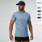 Men's Short Sleeve T-Shirt Casual Tee Gym Shirt PF-YMT015