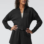 Womens Casual Workout 81.5%Cotton15%Polyester 3.5%Spandex Hoodie Shorts Set QS24121C print logo 18