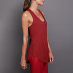 Womens Sports Fitness 95%Rayon 5%Spande Tank Top QS24231C