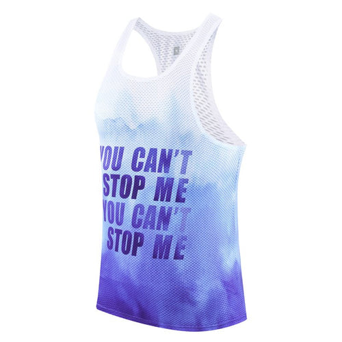 Custom 90%polyester 10%spandex Men's Running Singlet R26 print logo 1