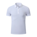Mens Golf Sportswear 87%Nylon 13%Spandex Polo Shirt R319 print logo 5
