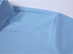 Mens Golf Sportswear 87%Nylon 13%Spandex Polo Shirt R319 print logo 18