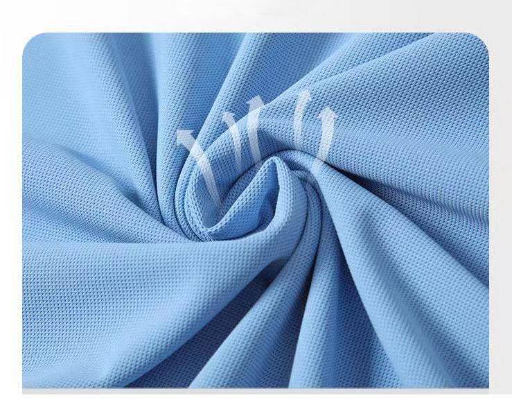 Mens Golf Sportswear 87%Nylon 13%Spandex Polo Shirt R319 print logo 22