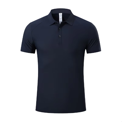 Mens Golf Sportswear 87%Nylon 13%Spandex Polo Shirt R319 print logo 3