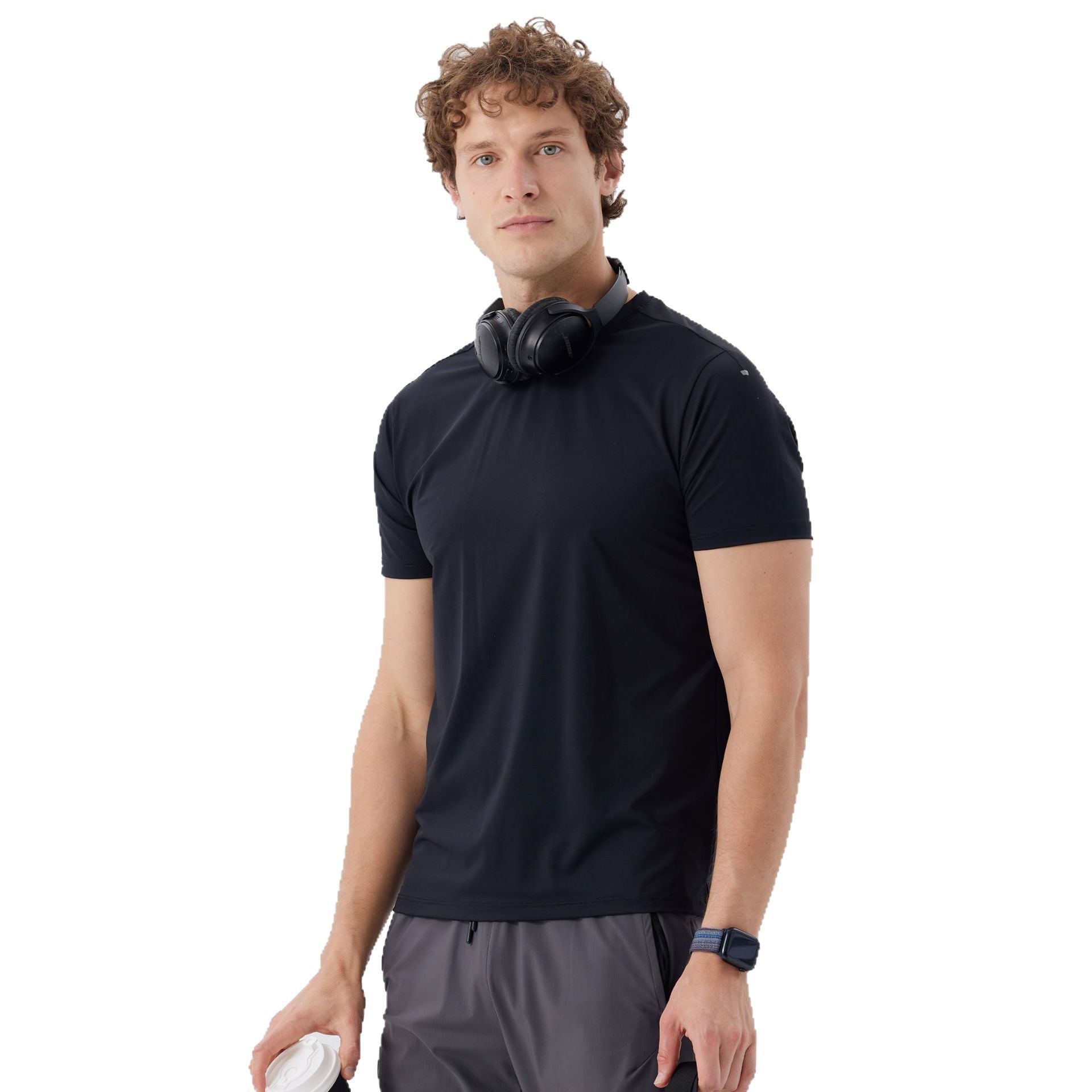 Men's Short Sleeve T-Shirt Casual Tee Gym Shirt R51111