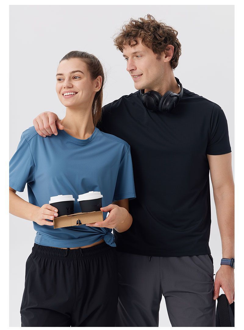Men's Short Sleeve T-Shirt Casual Tee Gym Shirt R51112