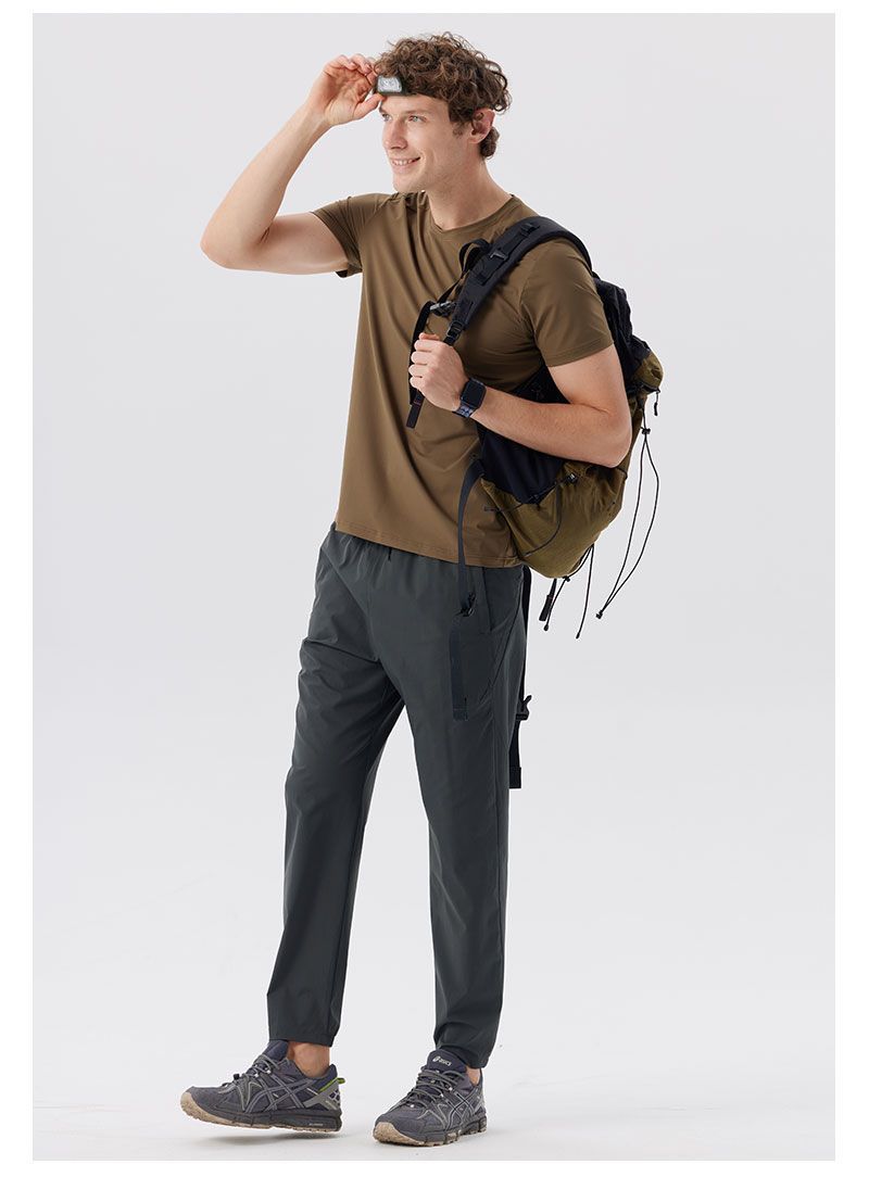 Men's Short Sleeve T-Shirt Casual Tee Gym Shirt R51112