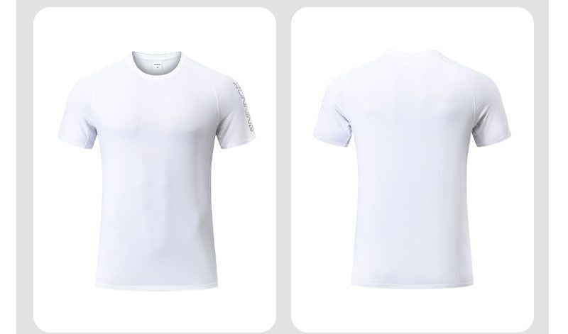 Men's Short Sleeve T-Shirt Casual Tee Gym Shirt R51113